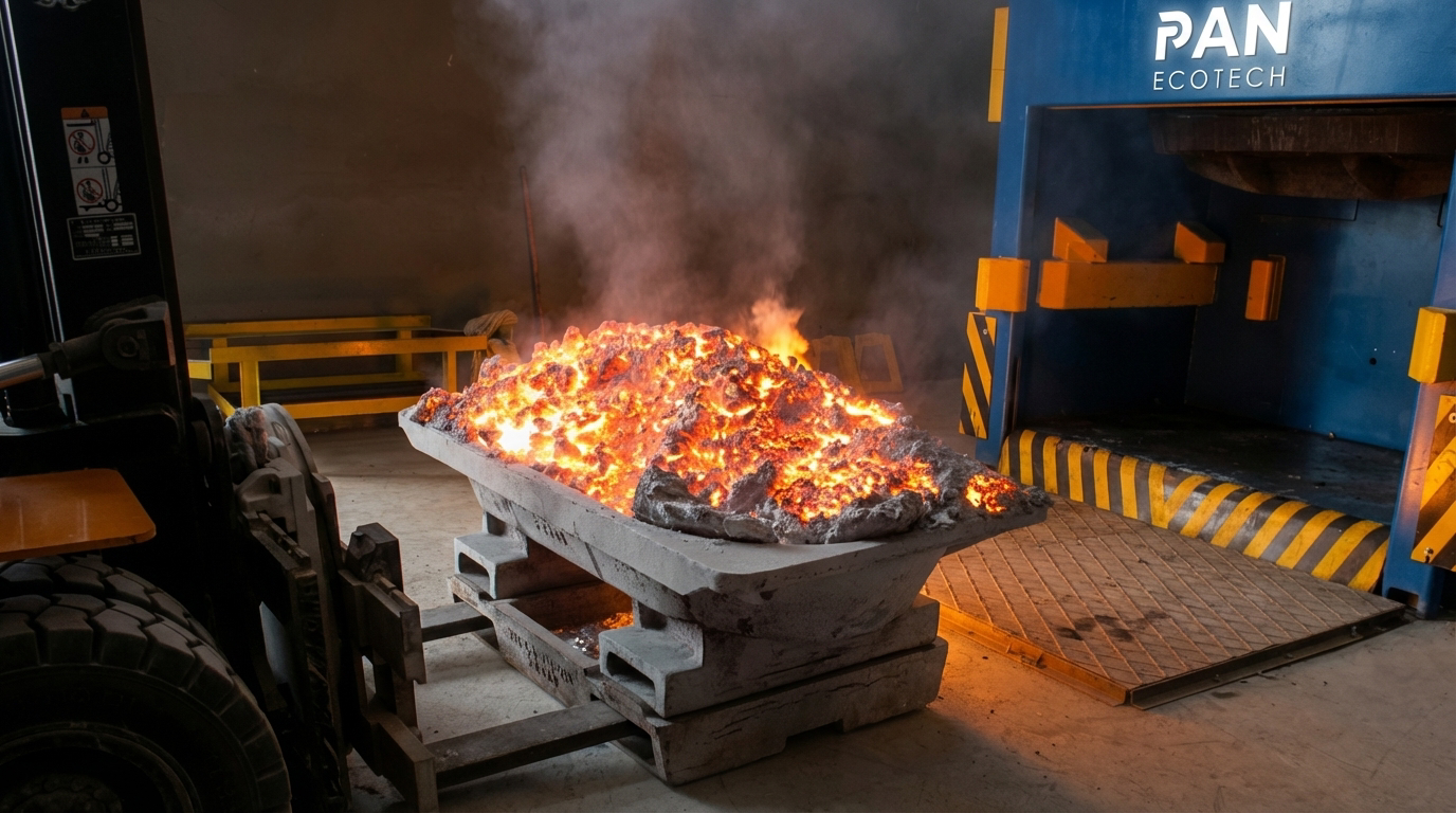 Aluminium recovery and processing system